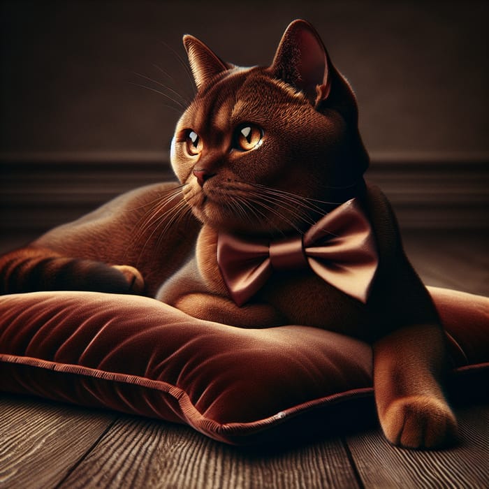 Adorable Chestnut Brown Cat