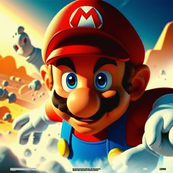 Super Mario Movie Poster | Classic Characters and Adventure