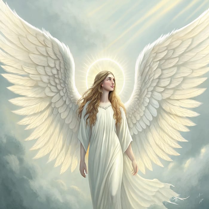 Beautiful Angel with Wings