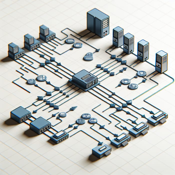 Bus Topology Network Diagram