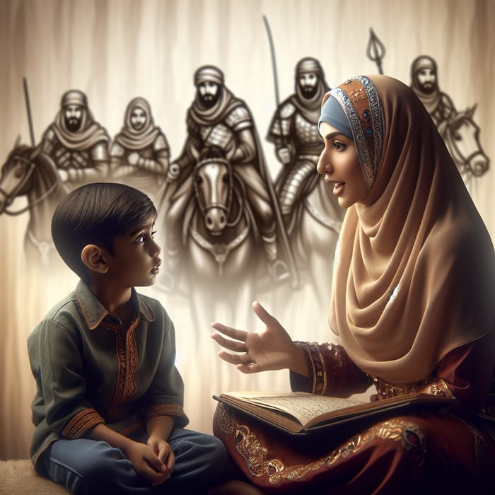 Captivating Tales of Muslim Warriors | Artistic Depiction