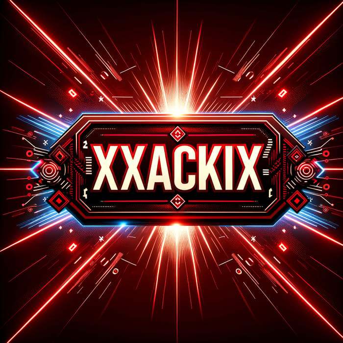 Design Stunning xxAACIKIxx Banner with Radiant Red Light Background