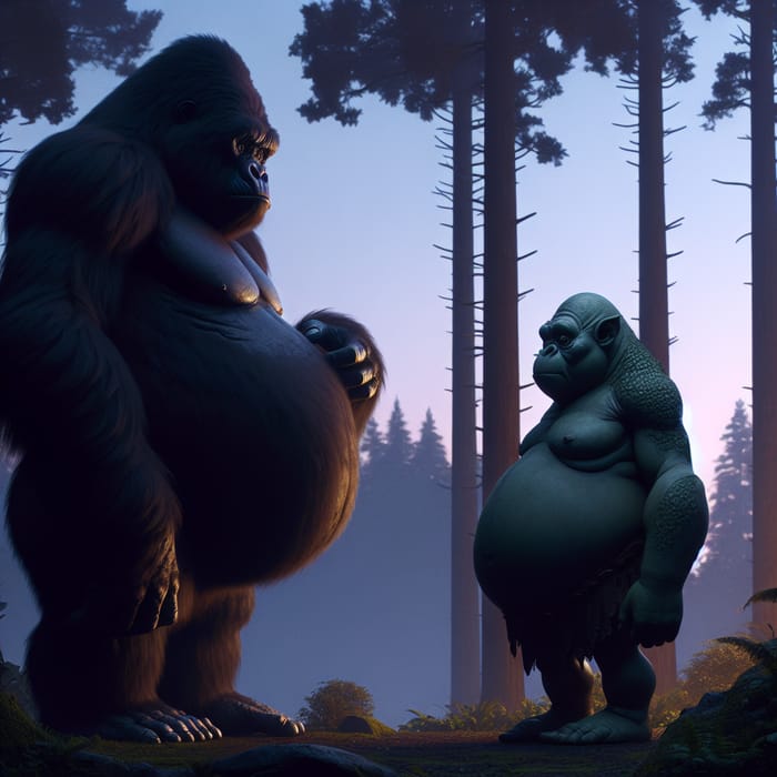 King Kong Expecting Baby from Shrek | Enchanted Woods