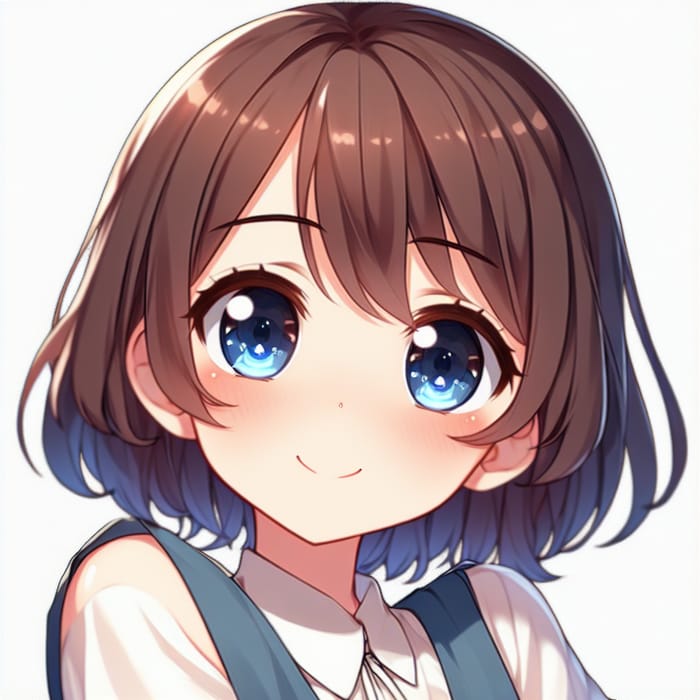 Charming Anime Girl with Heterochromia