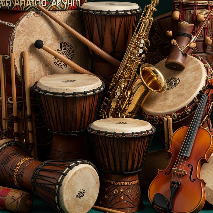 African and Western Instruments - ABATO RHYTHM African and Western Instruments - ABATO RHYTHM