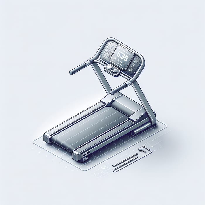 Sleek Treadmill for Body Fat Reduction | Modern Design