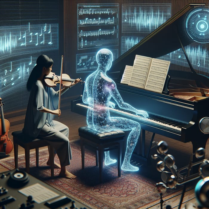 Human & AI Collaboration in Music Production Studio