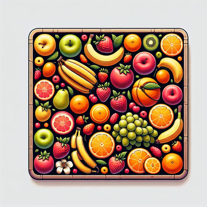 Colorful Fruit Tray Design Ideas