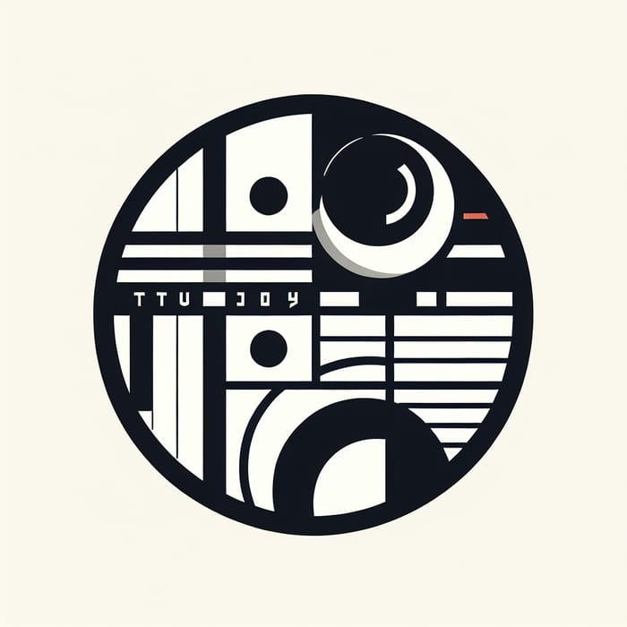 Thursday Calendar Logo in Russian Constructivist Style