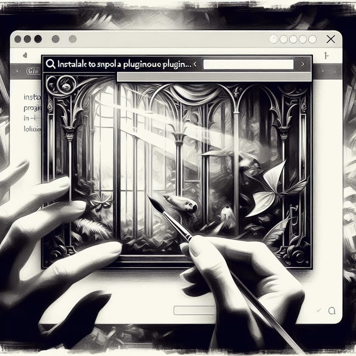 Vintage Poster: Installing Plugin in Browser