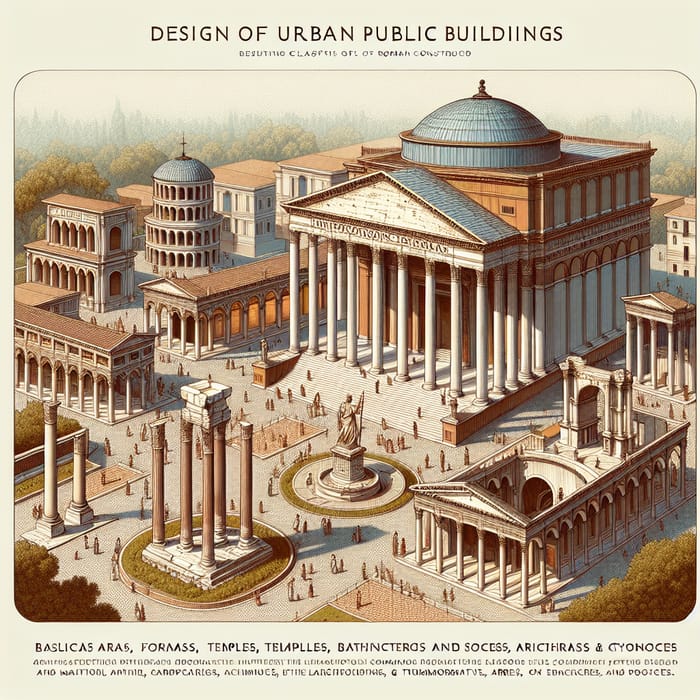 Urban Public Structures in Rome: Basilicas, Forums, Temples, Theatres