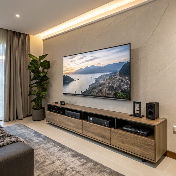 Stylish TV Wall Designs for Your Living Room