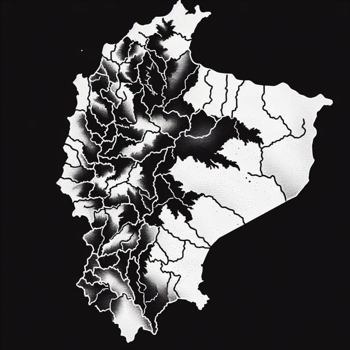 Afro-Ecuadorian Population Centers Map: Regions Identifying Concentration