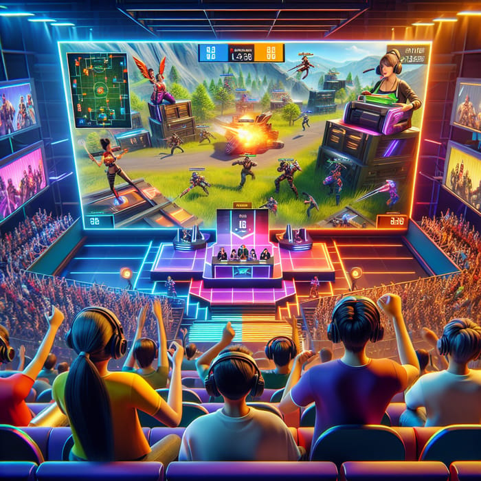 Virtual Gaming Tournament: Epic Battle Royale Showdown