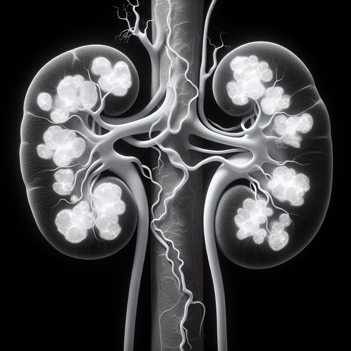 Renal Artery Calcification Radiograph