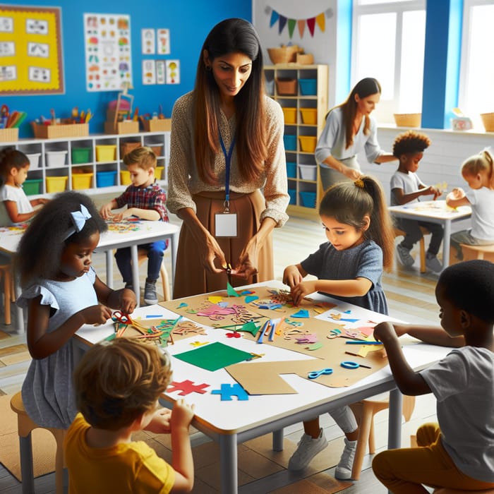 Engaging Kindergarten Classroom without Gymnasium