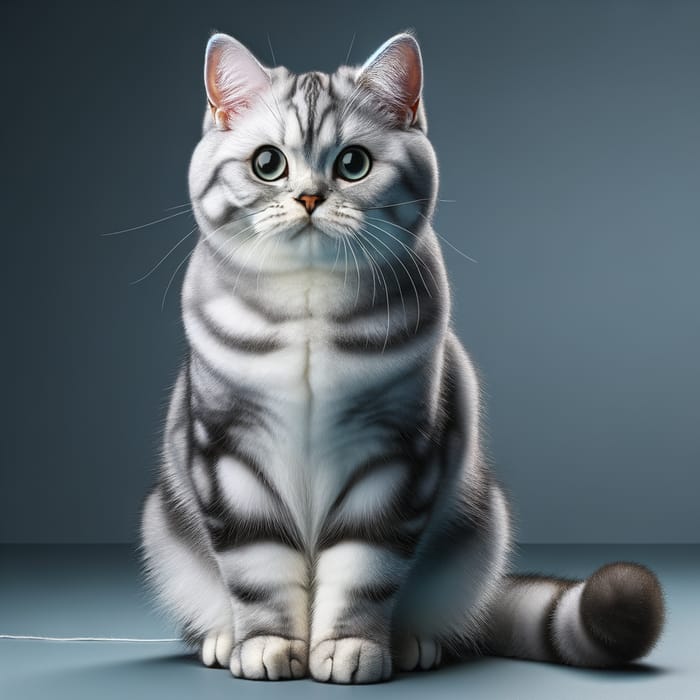 Playful American Shorthair Cat: A Curious Companion