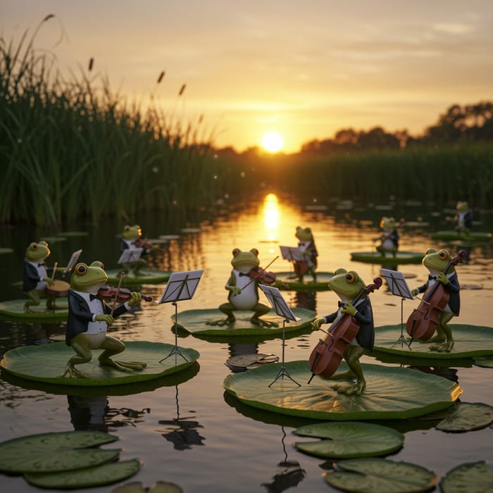 Orchestra of Frogs: Nature's Unique Symphony