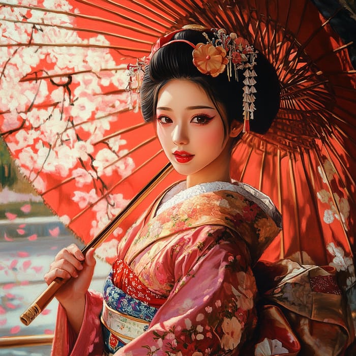 Beautiful Japanese Geisha Art in 16K Resolution