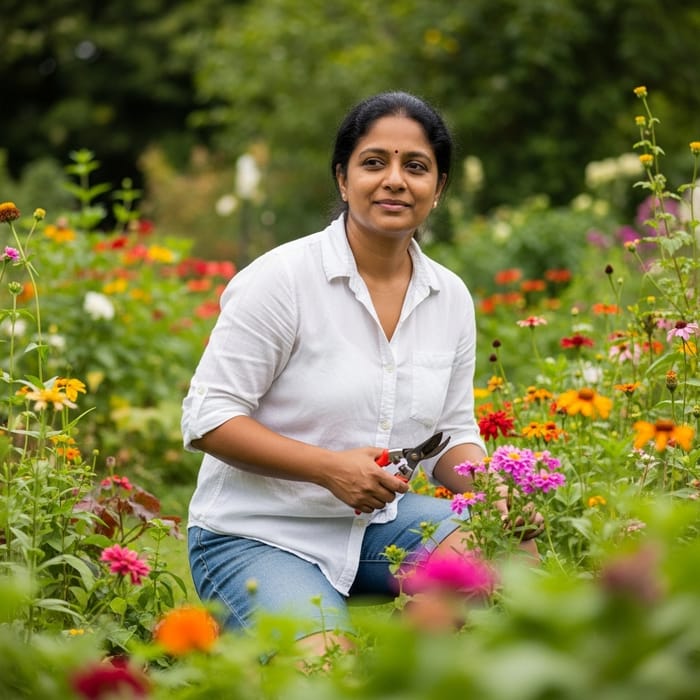 Skilled Indian Female Gardener Services