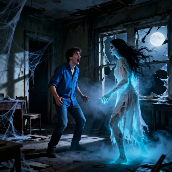 Terrifying Ghost Encounter in Abandoned House Terrifying Ghost Encounter in Abandoned House