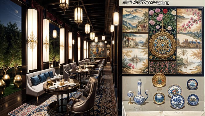 Chinoiserie Aesthetic Restaurant: Exotic Dining Experience