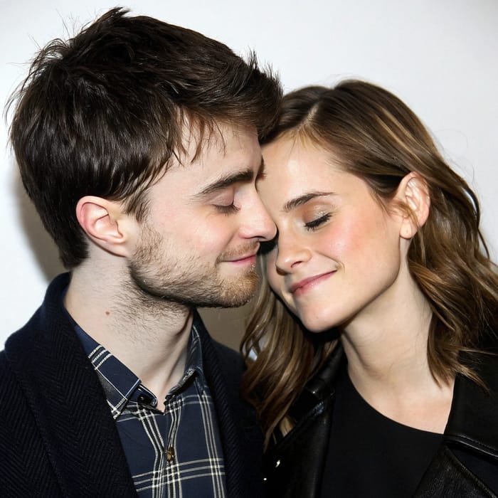 Daniel Radcliffe & Emma Watson's Tender Moment