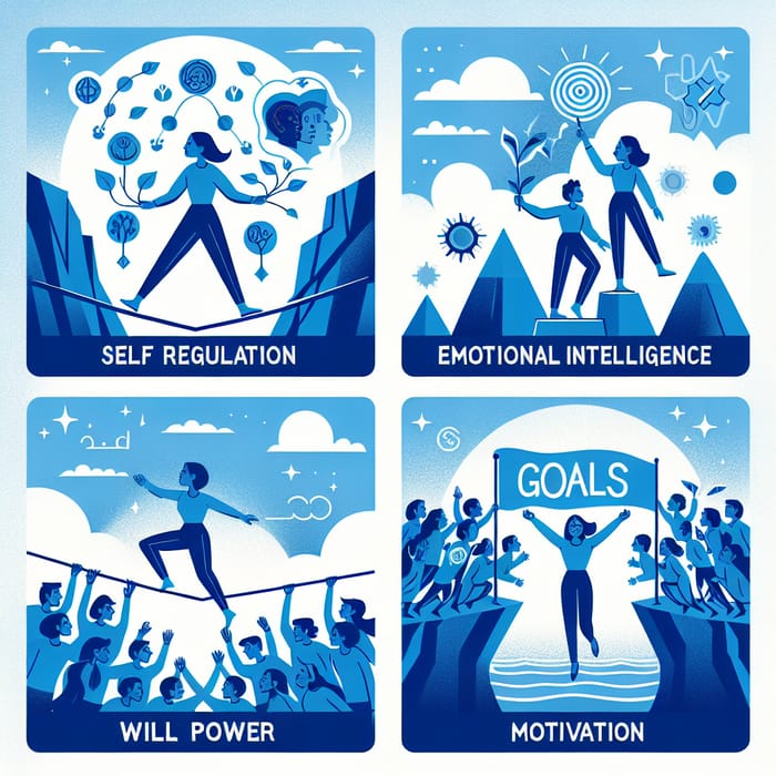 Blue Square Graphics: Enhancing Self-Regulation and Well-Being