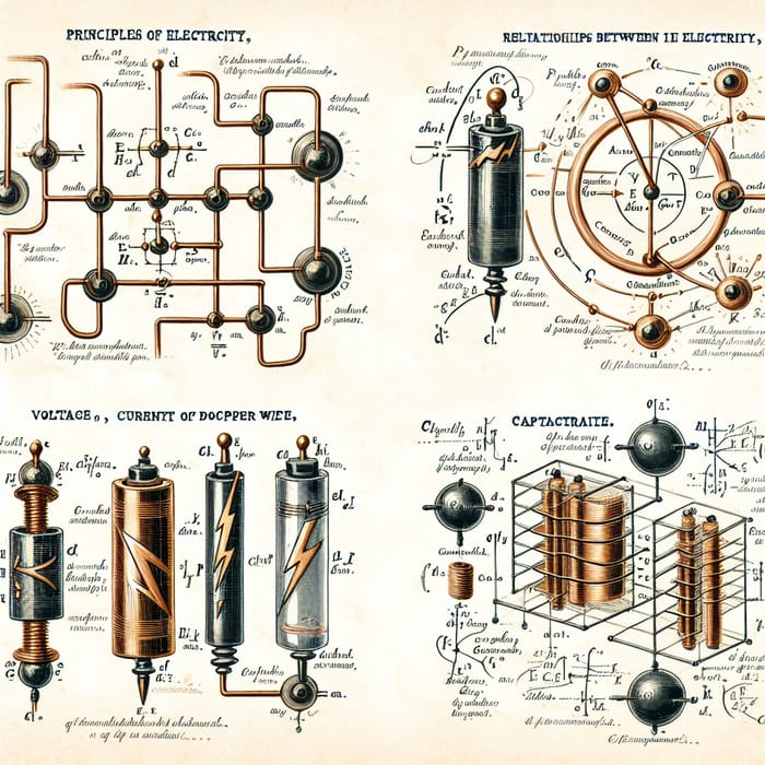 Electricity Principles: Diagrams & Explanations