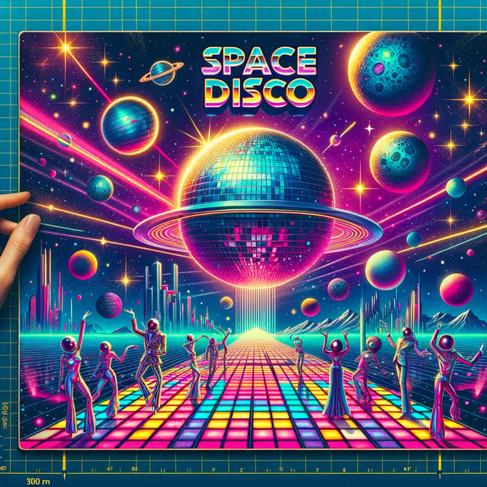 Out-of-This-World Cosmic Disco Party: Futuristic Space Dance Extravaganza