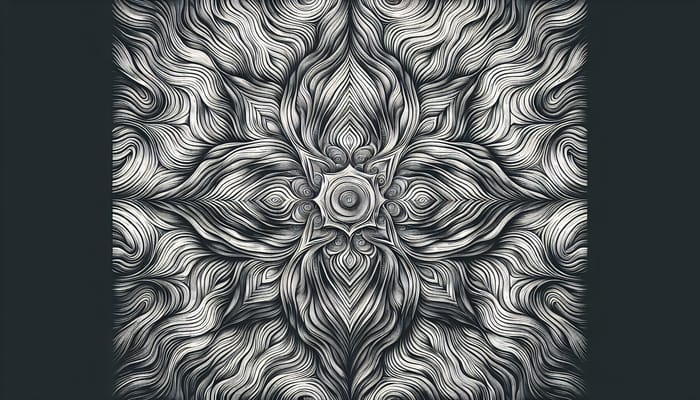 Mesmerizing Monochromatic Moire Pattern Art