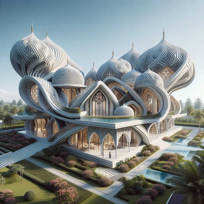 Zaha Hadid Inspired Islamic Villa – A Design Fusion