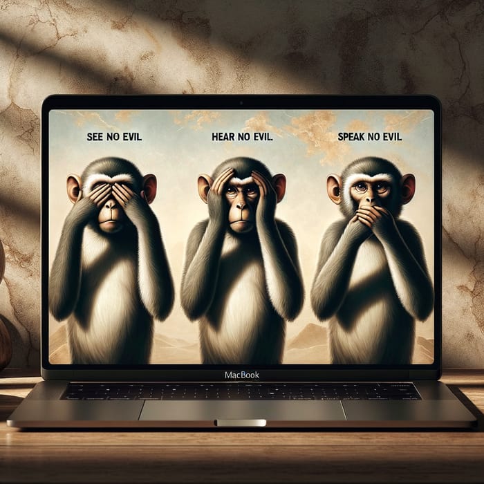 Beautiful See No Evil, Hear No Evil, Speak No Evil Wallpaper for MacBook Beautiful See No Evil, Hear No Evil, Speak No Evil Wallpaper for MacBook