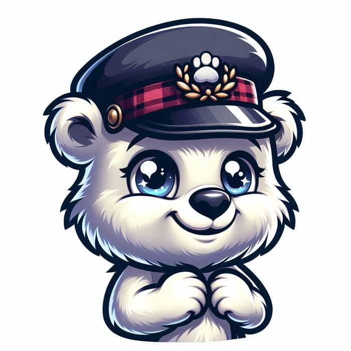 Charming Sexy Bear Cartoon - Playful & Friendly Art