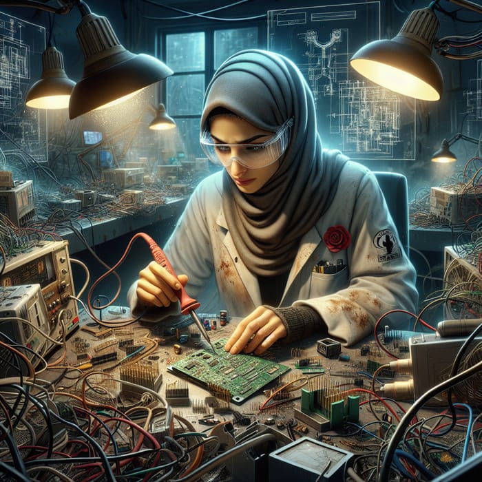 Masterful Electronics Engineer in Creative Chaos