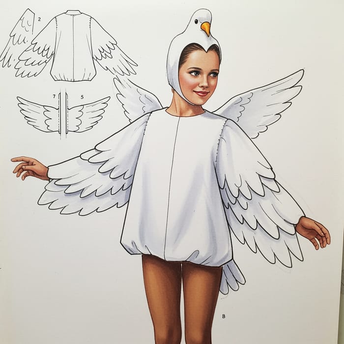 Dove Costume Sewing Pattern