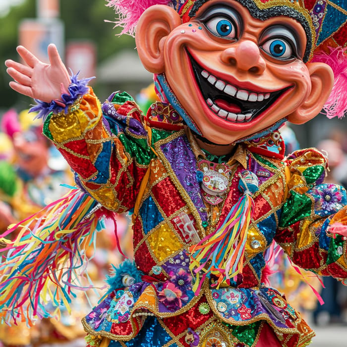 Funny and Colorful Carnival Costume