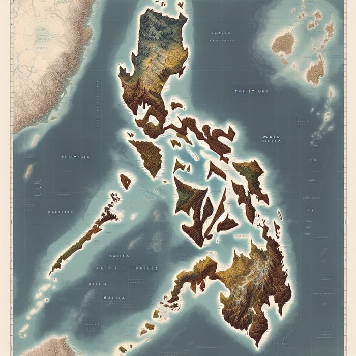 Philippine Map Illustration: Geography & Features