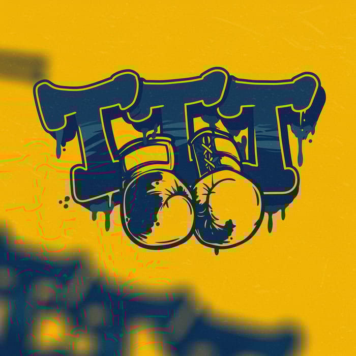 TTT Boxing Logo Graffiti Art