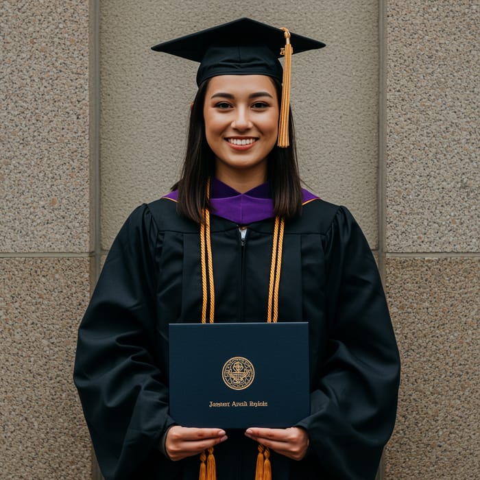 Masters Degree Graduation Photo