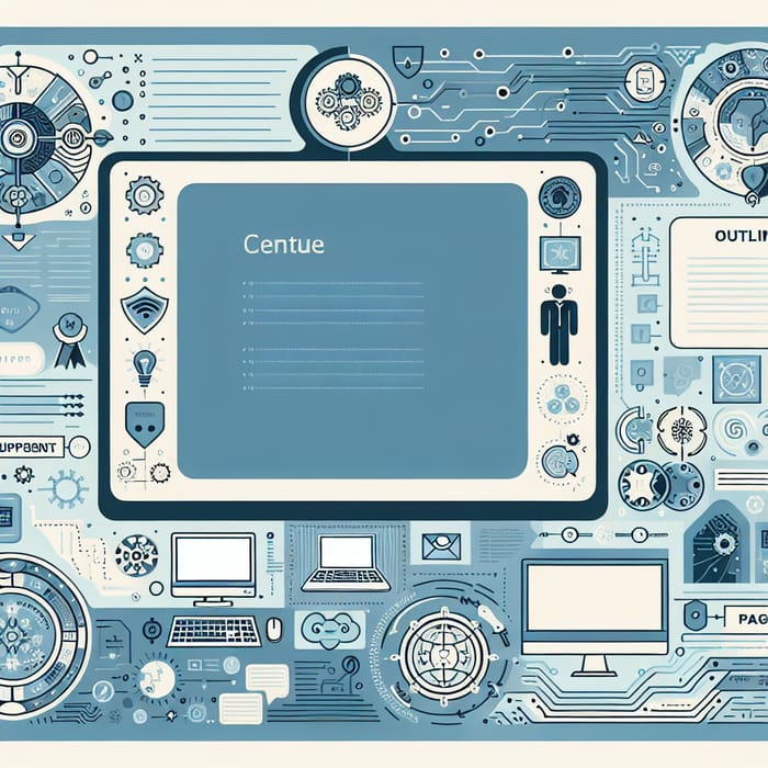 Professional IT Support Service PowerPoint Template