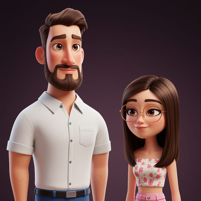 Create Pixar-Style Avatars: A Charming Duo