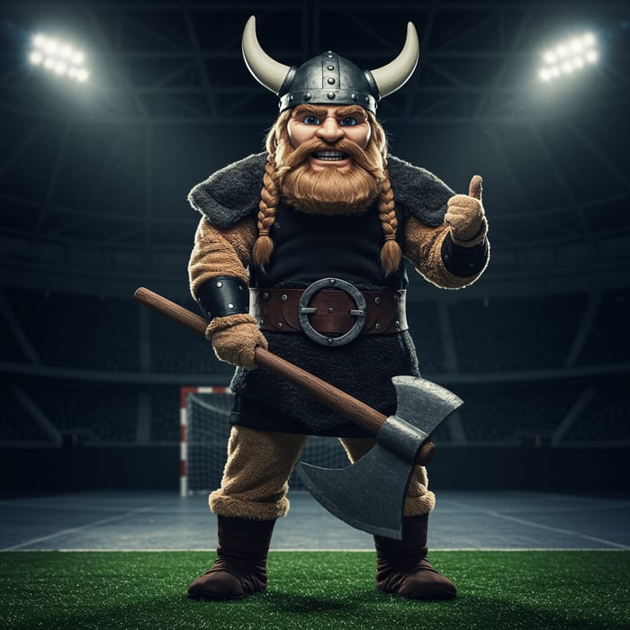 Viking Mascot for Handball Club