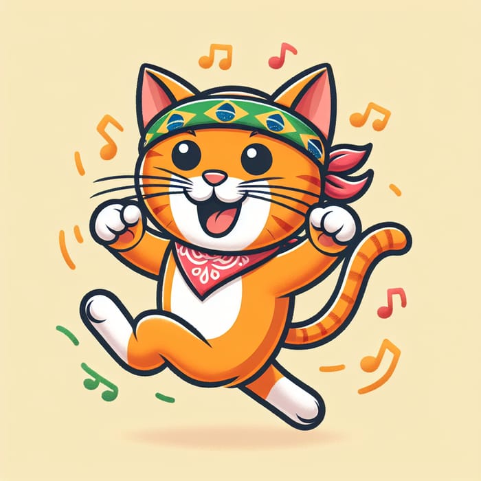 Cheerful Cat Dancing the Lambada | Fun Cat Dancing Video