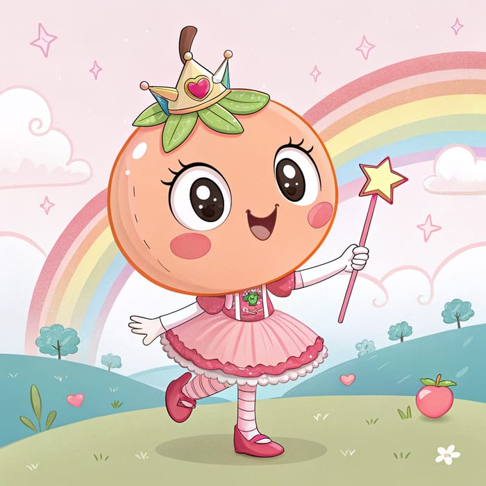 Magical Girl Peach Head Mascot Merchandise