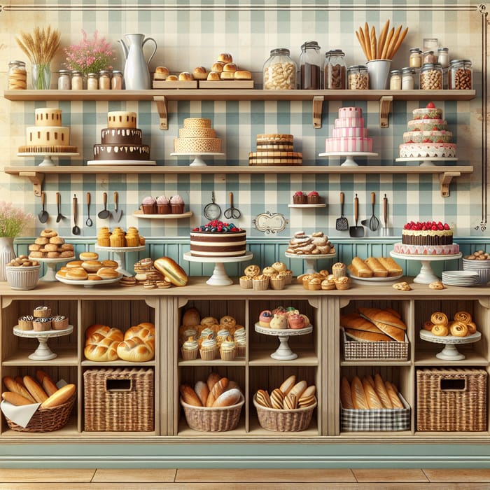 Charming Bakery: Cakes, Cookies & Pastries Galore