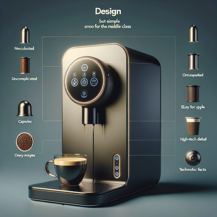 Modern Capsule Coffee Machine for Middle Class | Tech Features