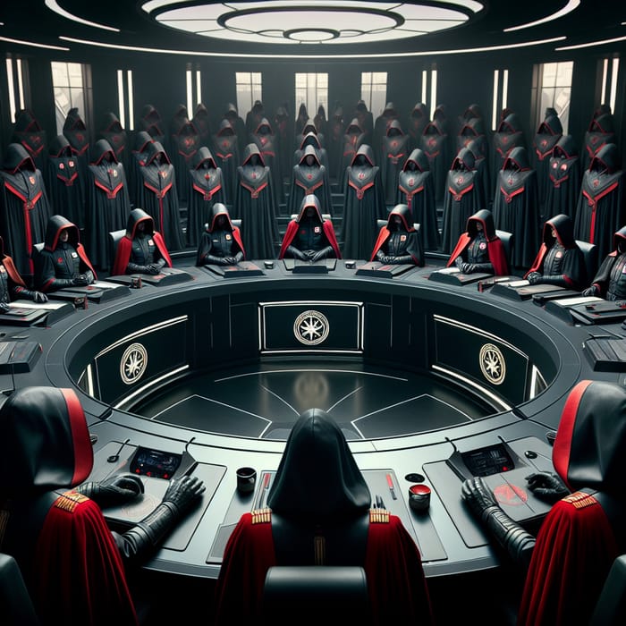 Sekt Space Corporation Board Meeting | Black and Red Robes Sekt Space Corporation Board Meeting | Black and Red Robes