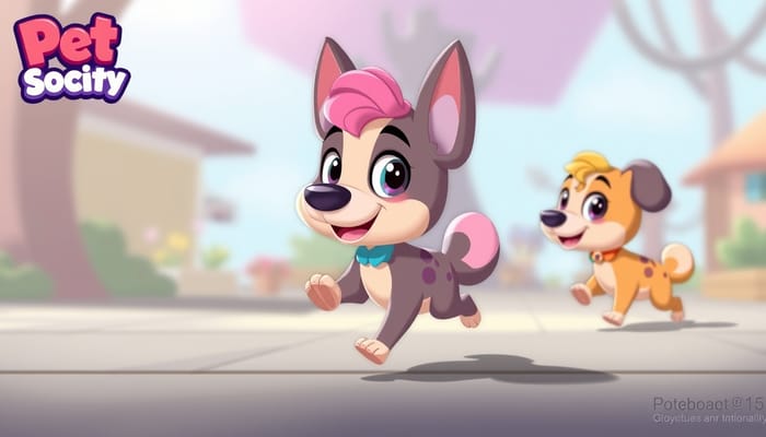 Cute 2D Game Character Inspired by Pet Society