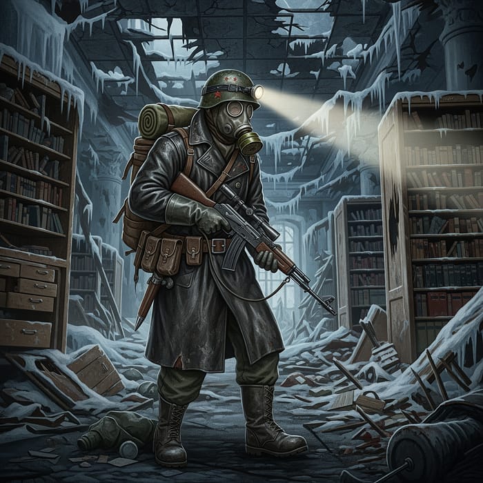 Post-Apocalyptic Art Inspired by Metro 2033 Post-Apocalyptic Art Inspired by Metro 2033